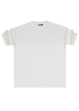 HENRY CLOTHING Ανδρική κοντομάνικη μπλούζα λευκή 9-030-white