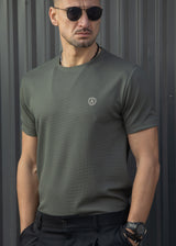 HENRY CLOTHING - Ανδρικό t-shirt - Χακί 9-130