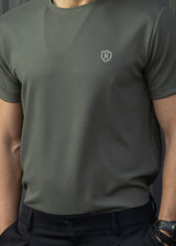 HENRY CLOTHING - Ανδρικό t-shirt - Χακί 9-130