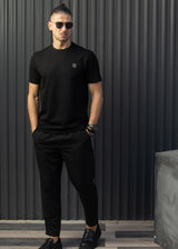 HENRY CLOTHING - Ανδρικό t-shirt - Μαύρο 9-130