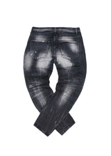 Ανδρικό τζιν παντελόνι - GUF-AD8326-black basic jeans regular fit