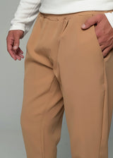 Ανδρικό υφασμάτινο παντελόνι Ben Tailor-BENT.1124-MONACO fabric pants light brown