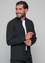 Ανδρικό μακρυμάνικο πουκάμισο μάο Ben Tailor - BENT.1138 - MONACO mao shirt μαύρο