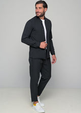 Ανδρικό μακρυμάνικο πουκάμισο μάο Ben Tailor - BENT.1138 - MONACO mao shirt μαύρο