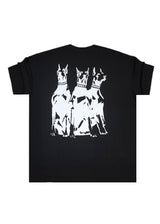 QUEST CLOTHING Ανδρική κοντομάνικη μπλούζα μαύρη DOB BL-18