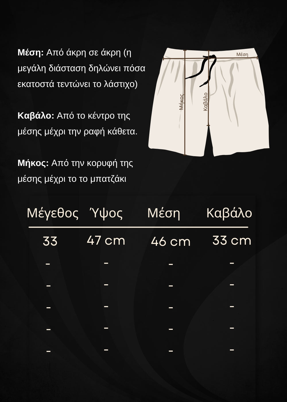 Οδηγός μεγεθών