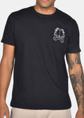 CLEVER CLOTHING - Ανδρικό t-shirt regular fit - Μαύρο CT-26210