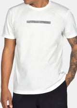 CLEVER CLOTHING Ανδρική κοντομάνικη μπλούζα λευκή Clever Jeans CT-26270-white