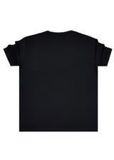 CLEVER CLOTHING Ανδρική κοντομάνικη μπλούζα μαύρη AC/DC CT-26970-black
