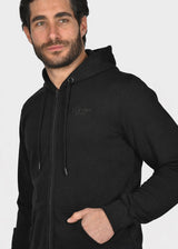 CLEVER Ανδρική ανοιξιάτικη μαύρη ζακέτα CT-26630