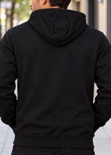 CLEVER Ανδρική μαύρη ζακέτα χωρίς χνούδι CT-26630-black