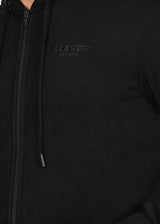CLEVER Ανδρική μαύρη ζακέτα χωρίς χνούδι CT-26630-black