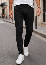 GUF CLOTHING - Ανδρικό τζιν παντελόνι Slim Fit - Μαύρο G-1097