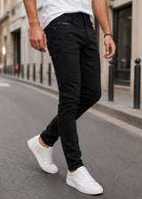 GUF CLOTHING - Ανδρικό τζιν παντελόνι Slim Fit - Μαύρο G-1097