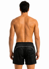 MED Ανδρικό μαγιό βερμούδα μαύρο Nathan Shorts G26200359-001