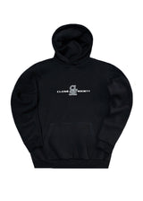 Ανδρικό φούτερ με κουκούλα Close society - HD26-700 -black hoodie regular fit μαύρο