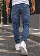 GUF CLOTHING - Ανδρικό τζιν παντελόνι basic jeans slim fit - Denim HE1562
