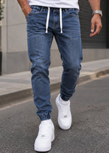 GUF CLOTHING - Ανδρικό τζιν παντελόνι basic jeans slim fit - Denim HE1562