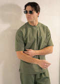 Close Society - Ανδρικό t-shirt regular fit - Χακί - S25-10