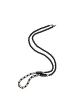 GUF CLOTHING Αλυσίδα από πέτρες λάβας Dead Necklace - Μαύρο GCK018