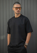 HENRY CLOTHING - Ανδρικό φθινοπωρινό σετ - Μαύρο 140-160-set