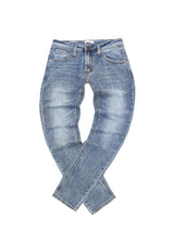 Ανδρικό τζιν παντελόνι-GUF CLOTHING-JK3104-basic jeans slim fit μπλε