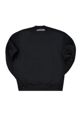 Ανδρικό μακρυμάνικο φούτερ Tony couper - S26/2-Black small cube logo
