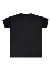 Close Society - Ανδρικό t-shirt πικέ regular fit Calligraphy logo- Μαύρο ST26-26