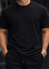 Close Society - Ανδρικό t-shirt slim fit - Μαύρο STN-111