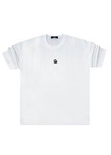 Ανδρική κοντομάνικη μπλούζα oversized Close society-STO-214-white-i'm not cold
