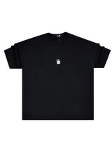 CLOSE SOCIETY Ανδρική κοντομάνικη μπλούζα μαύρη oversized KARMA Close society STO-212-black