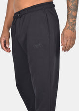 Two Brothers Ανδρική φόρμα ανοιξιάτικη μαύρη simple jogger pants BT-26690-black