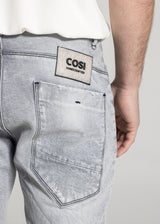 COSI JEANS Ανδρικό τζιν παντελόνι regular fit απαλό γκρι 67-TIAGO 6