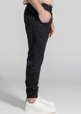 Ανδρικό παντελόνι Cosi Jeans-67-TIAGO 95- pants regular fit elasticated μαύρο