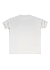 Tony couper Ανδρική κοντομάνικη μπλούζα εκρού oversized t-shirt TDC TO26/17-ecru