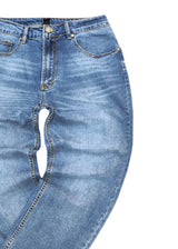 Ανδρικό τζιν παντελόνι-GUF-UM3182-basic jeans Loose fit denim