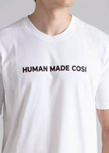COSI JEANS - Ανδρικό t-shirt ‘HUMAN MADE COSI’ - Λευκό 68-W26-200