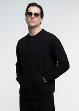 Ανδρική Ζακέτα Close Society-WAFFLE JACKET-black