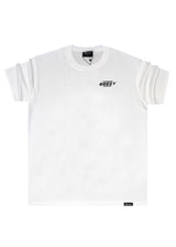 QUEST CLOTHING Ανδρική κοντομάνικη μπλούζα λευκή DOB WHT-15