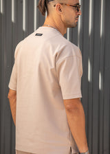 HENRY CLOTHING - Ανδρικό t-shirt - Μπεζ σκούρο 9-030