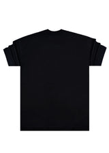 Tony couper Ανδρική κοντομάνικη μπλούζα μαύρη Black Cube T26/18-black